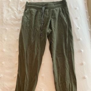 Aerie army green joggers